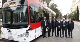 Autobús autónomo de Irizar operado por Avanza en Málaga